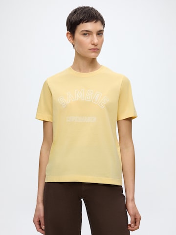 Samsøe Samsøe Shirt 'Sacamino' in Yellow: front