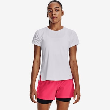 UNDER ARMOUR Performance Shirt in White: front