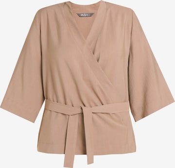 Ulla Popken Blouse in Beige: front