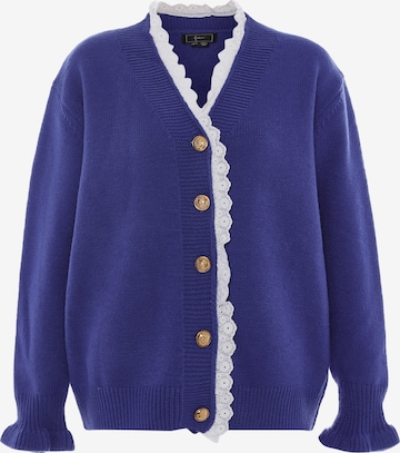 Cardigan faina en bleu : devant