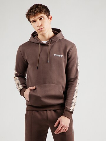 Sweat de sport 'Mickey' GUESS en marron : devant