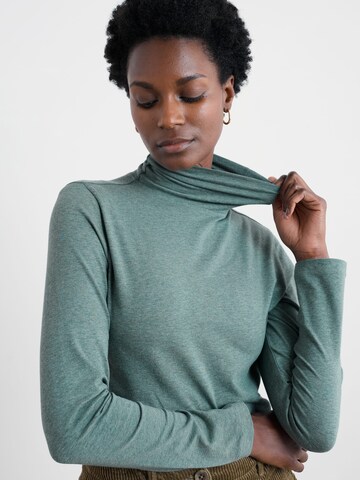 Seasalt Cornwall Shirt 'Landing' in Groen: voorkant
