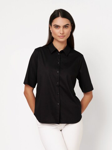 DESOTO Bluse in Schwarz: Vorderseite