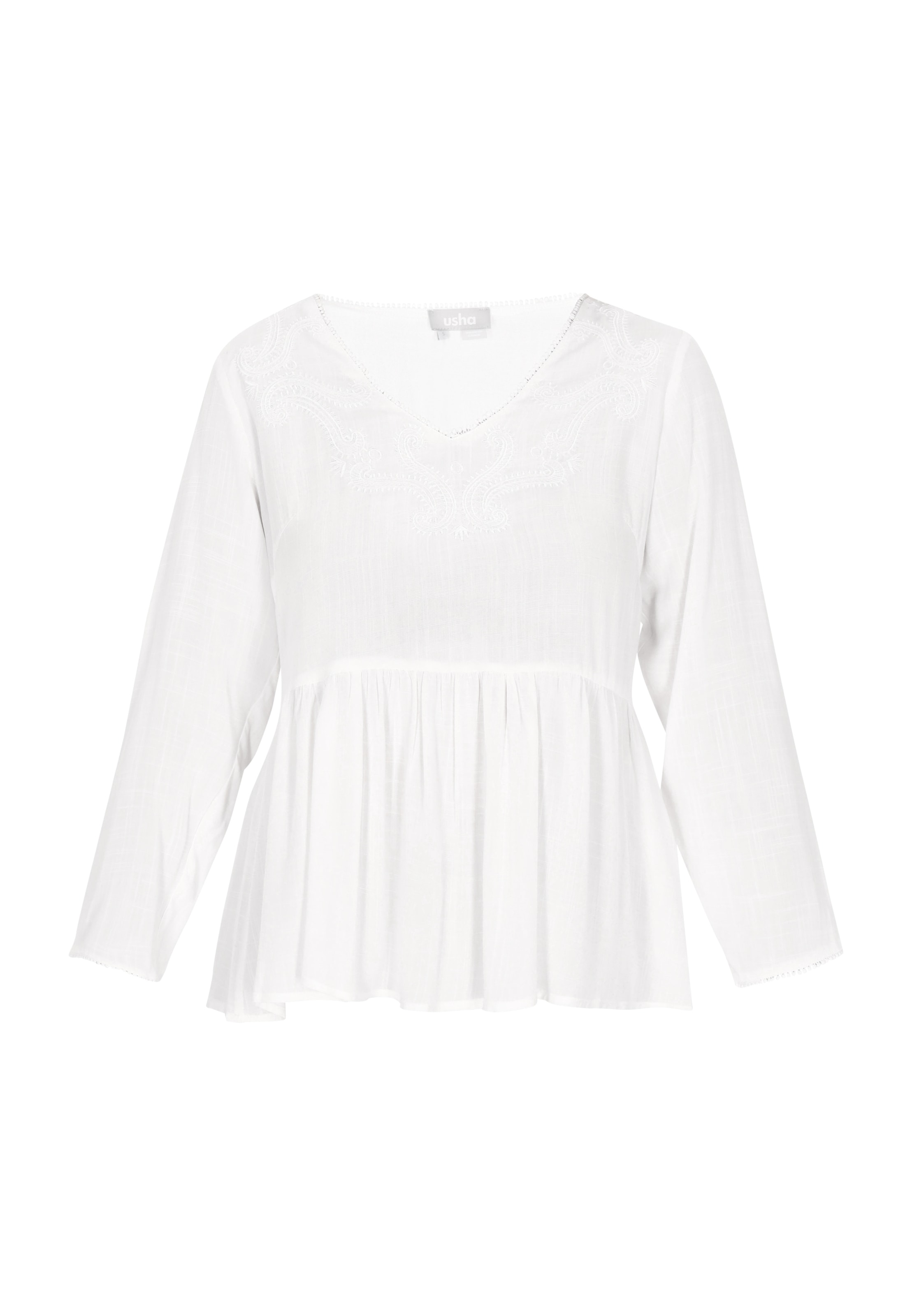 Usha Blus 'Everyday Fashion' i vit: framsida