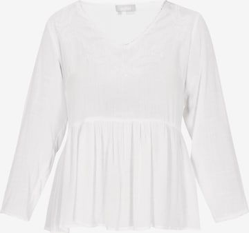 Chemisier 'Everyday Fashion' Usha en blanc : devant
