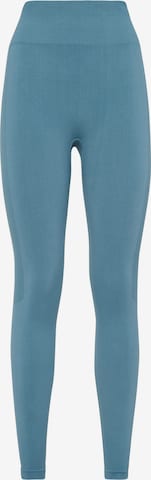Plein Sport - Skinny Pantalón deportivo en azul: frente