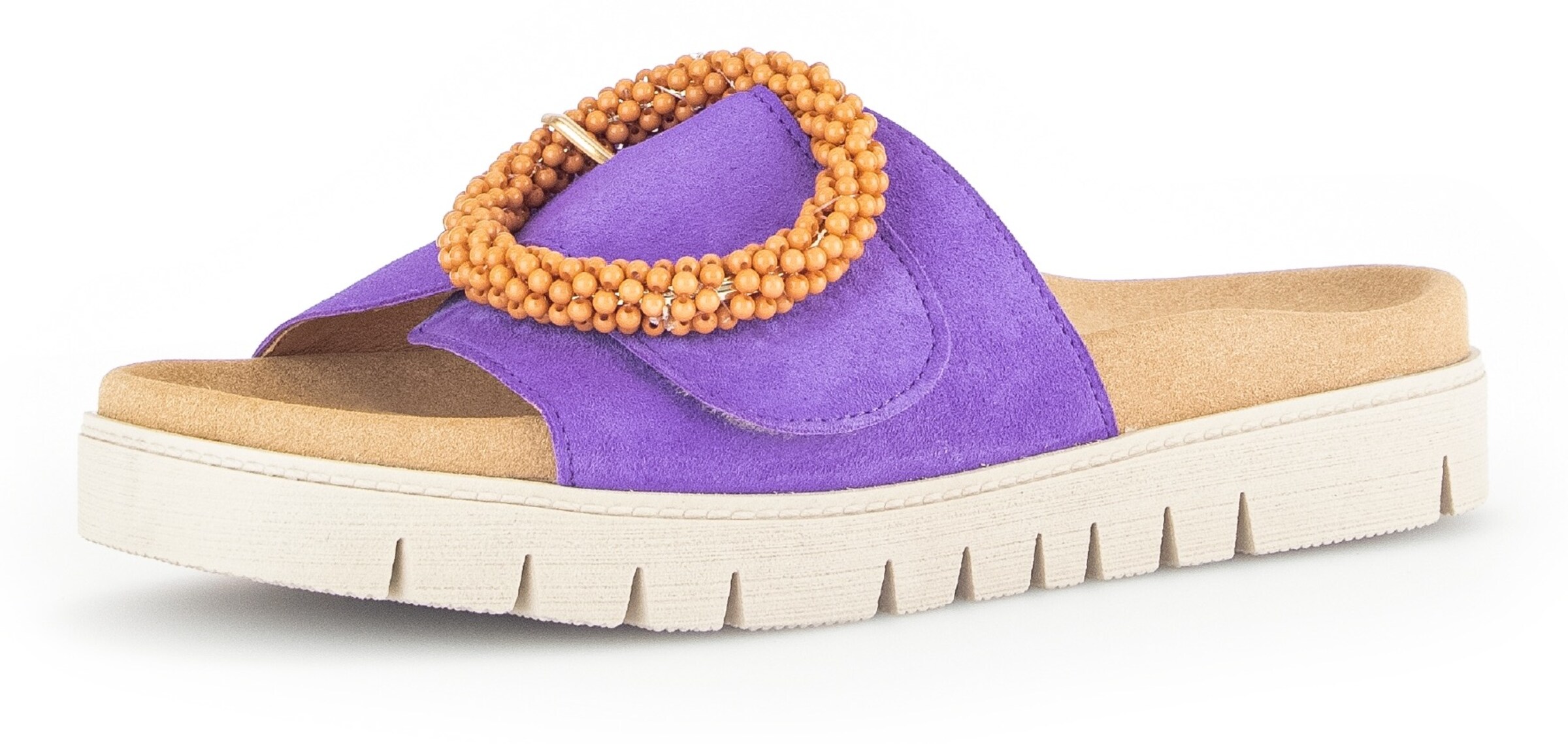 GABOR Mules in Purple: front