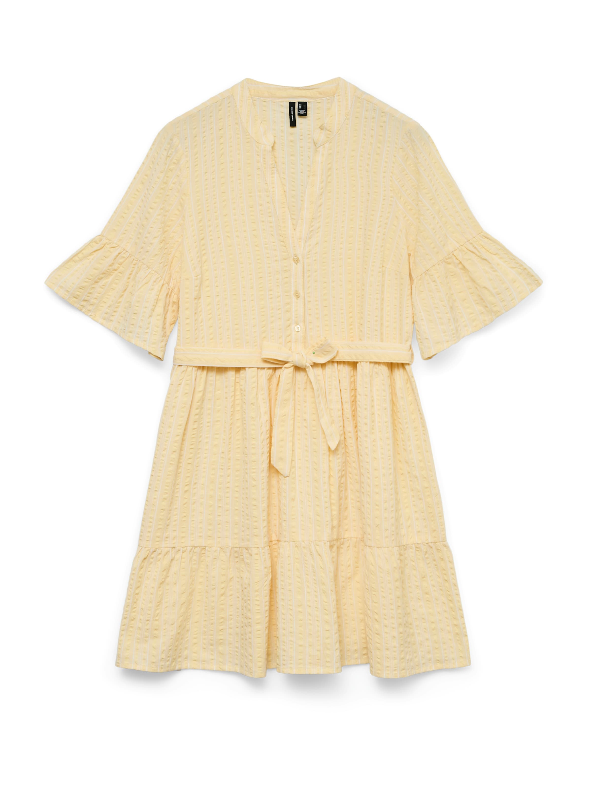 Robe 'VMELENA' Vero Moda Petite en jaune : devant
