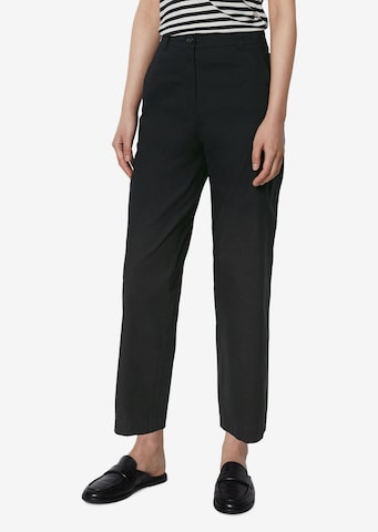 Effilé Pantalon chino 'RIMKA' Marc O'Polo en noir : devant