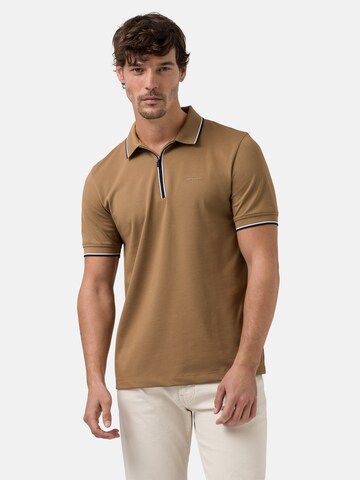 PIERRE CARDIN Shirt in Brown: front