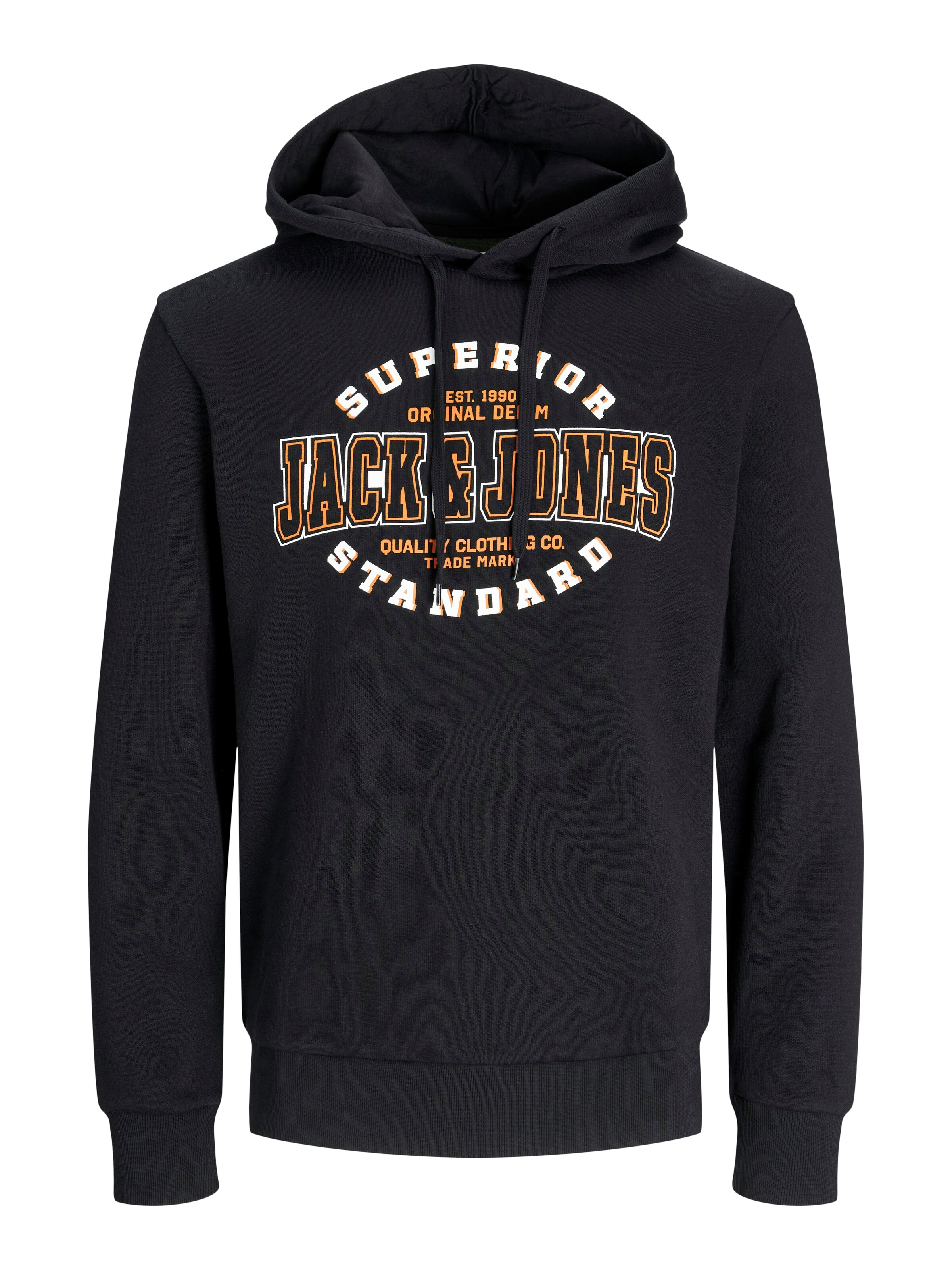 Jack & Jones Plus Sweatshirt i sort: forside