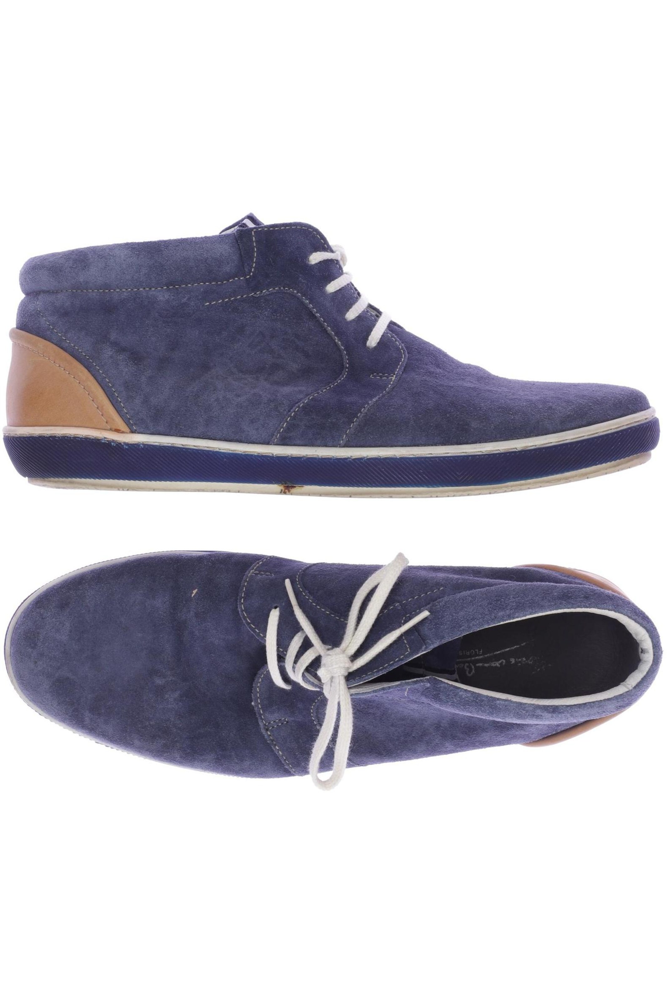 Floris van Bommel Flats & Loafers in 41 in Blue: front