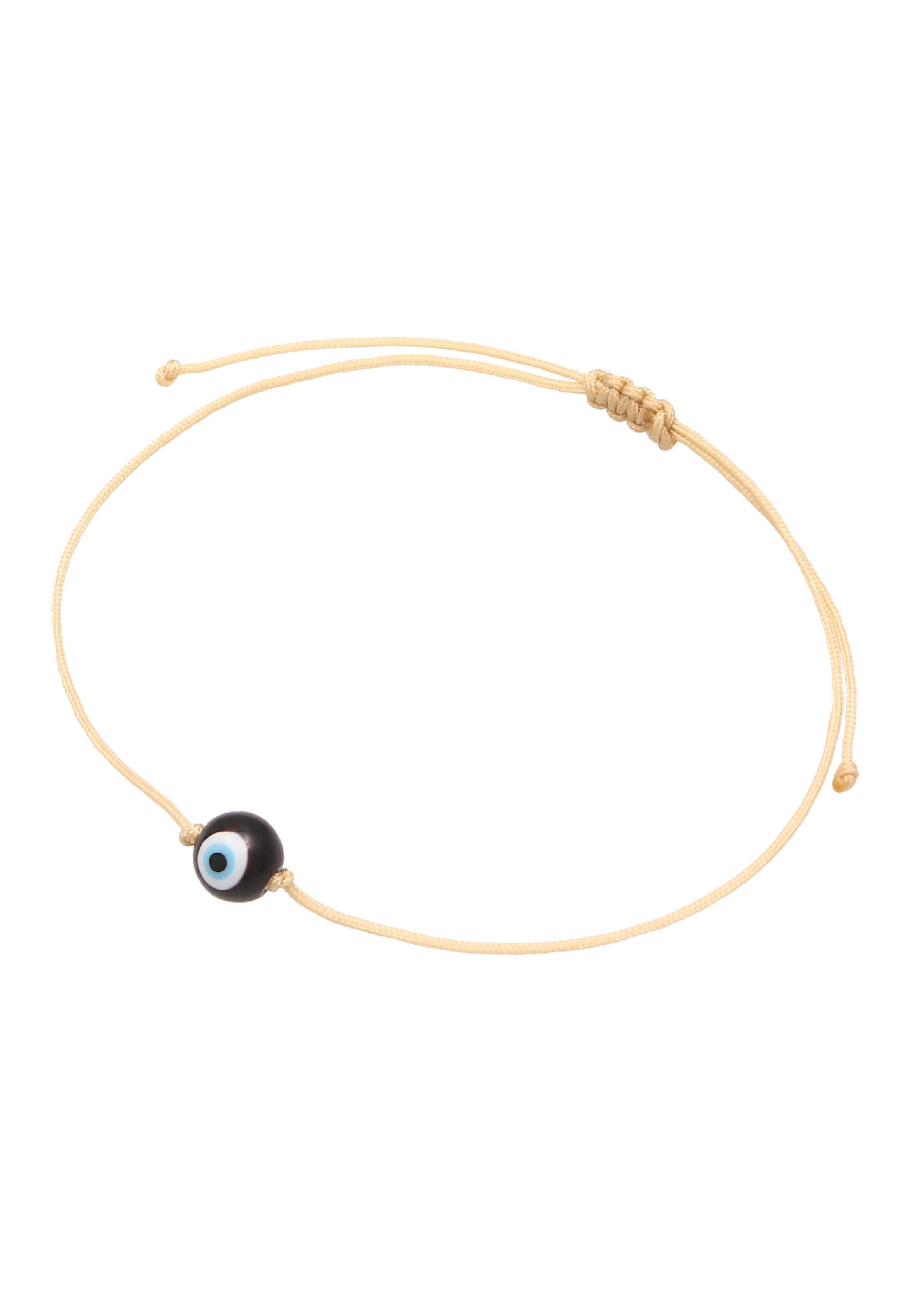 KUZZOI Bracelet 'Evil Eye' in Brown