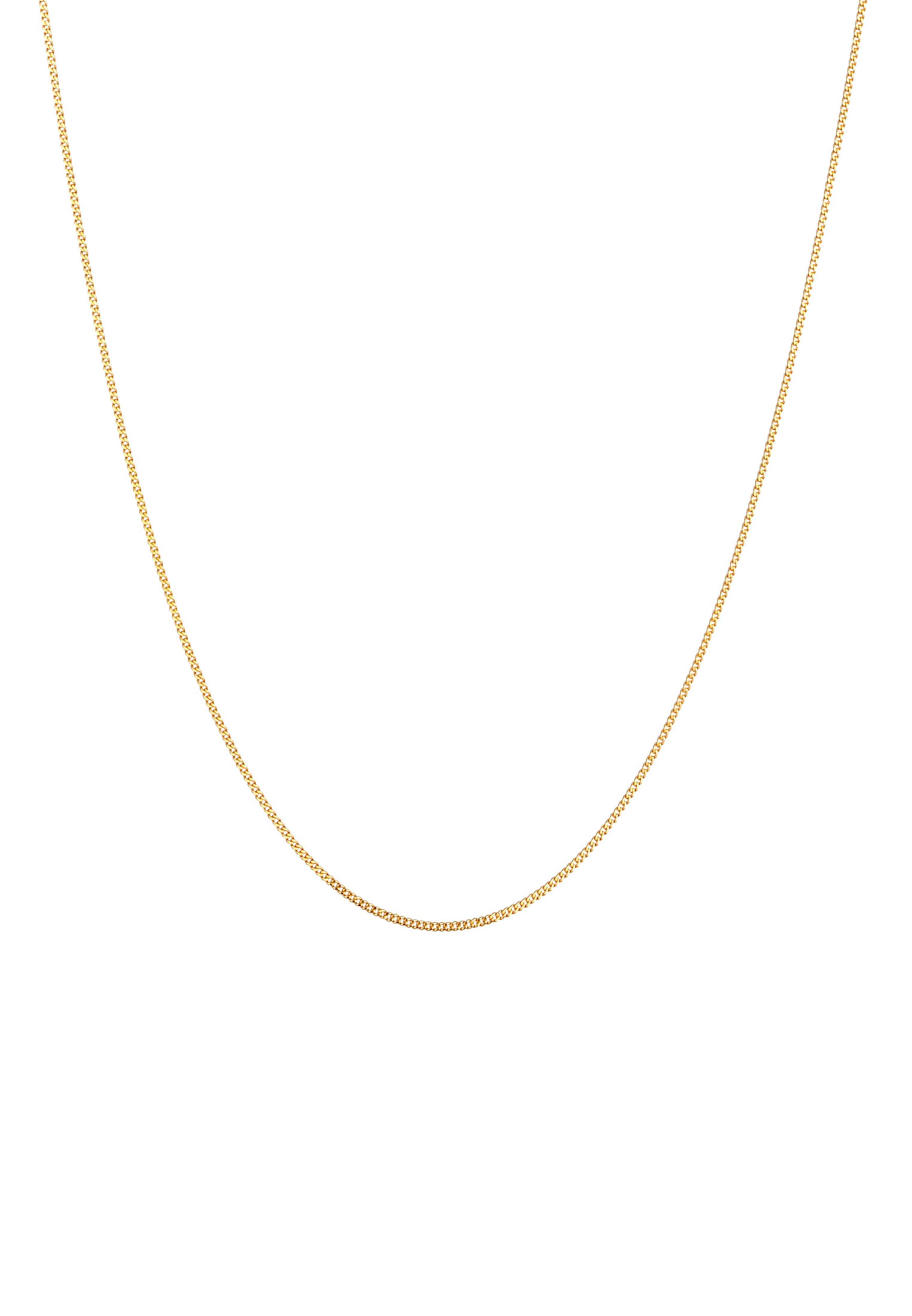 ELLI PREMIUM Halskette Basic Kette in Gold: Vorderseite