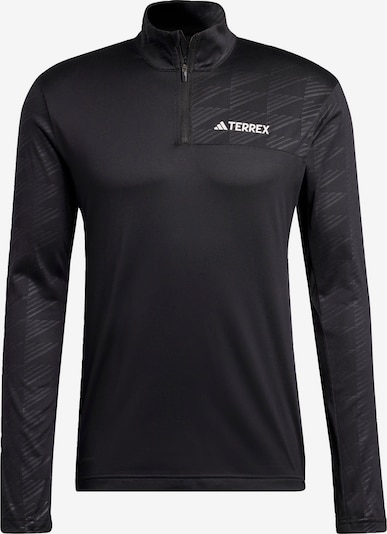ADIDAS TERREX Functioneel shirt 'Multi' in de kleur Zwart / Wit, Productweergave