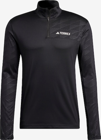 ADIDAS TERREX Funkční tričko 'Multi' – černá: přední strana