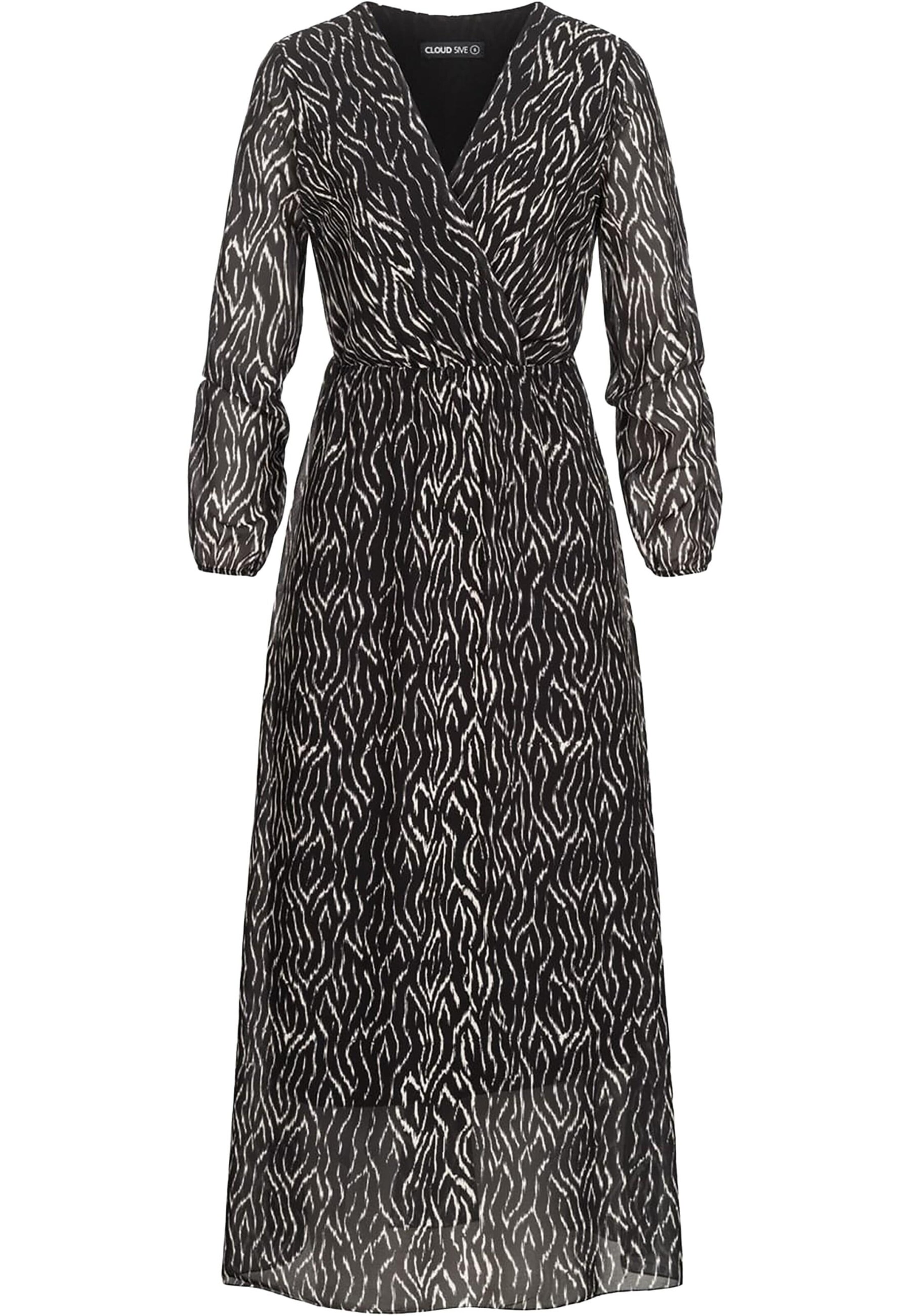 Cloud5ive Šaty – černá: přední strana