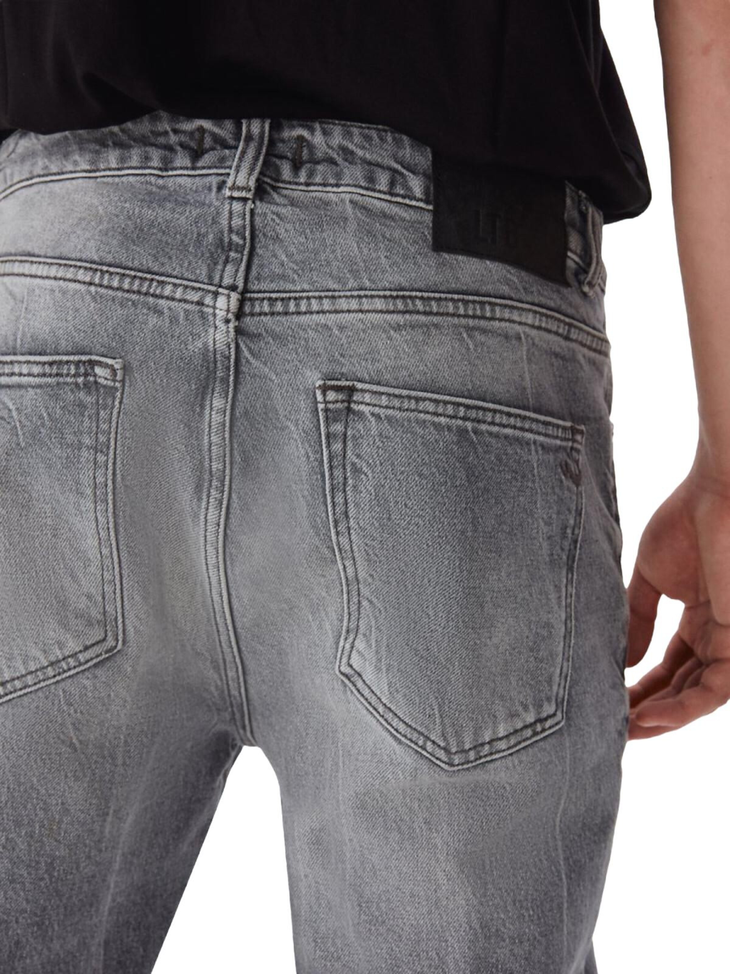 LTB Jeans - Tapered Vaquero 'LTB Jeans Herren Alessio Tapered Slim Mid Waist Jeanshose' en gris