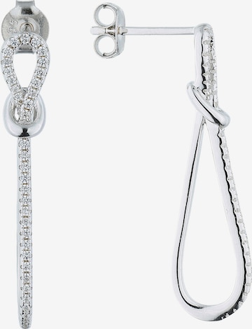 Jobo Earrings in Silver: front