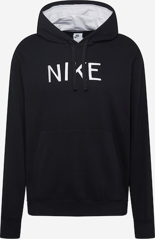 Nike Sportswear Sweatshirt in Zwart: voorkant