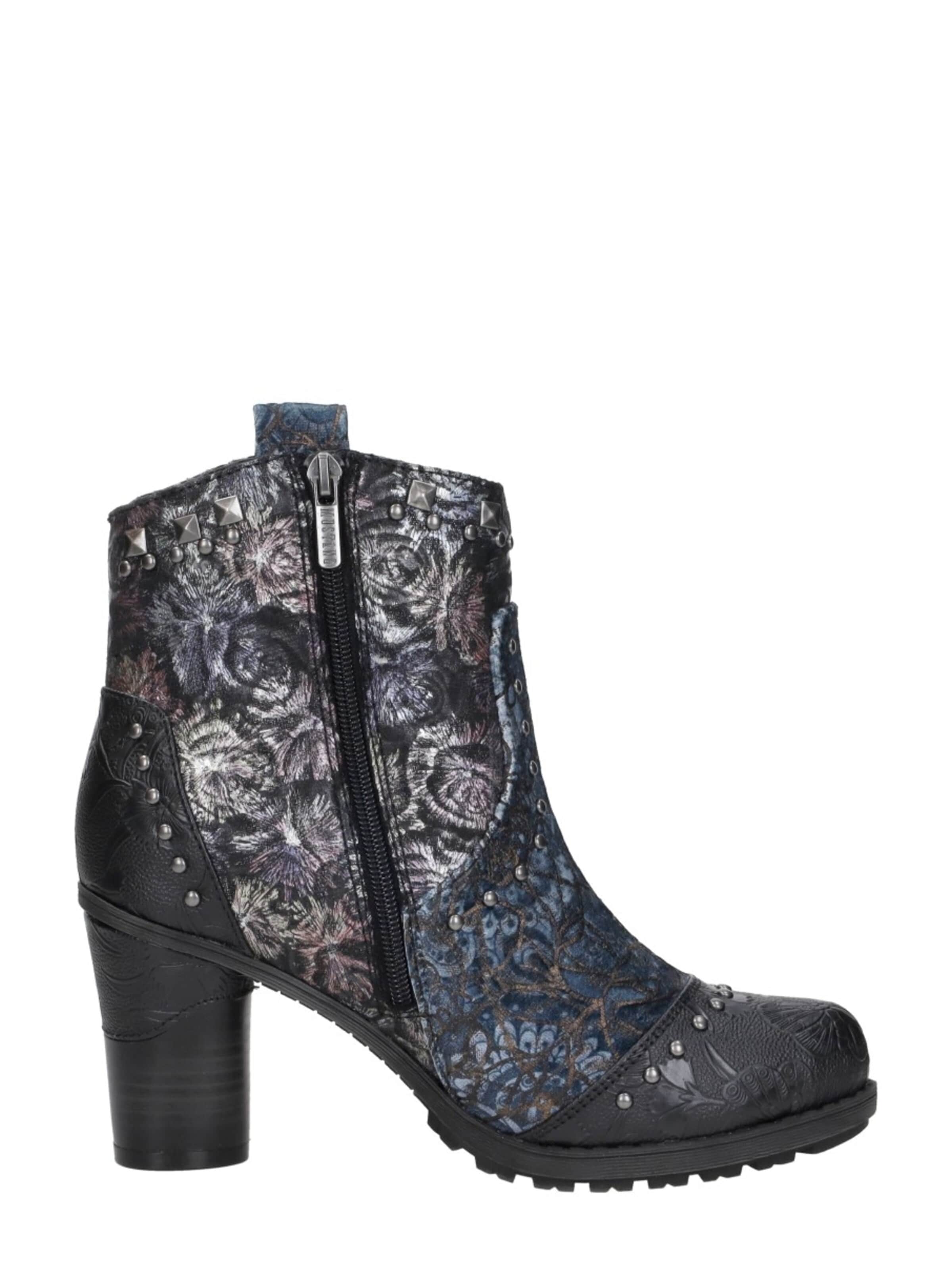 MUSTANG Boots 'Enkellaarsjes Hak' in Black