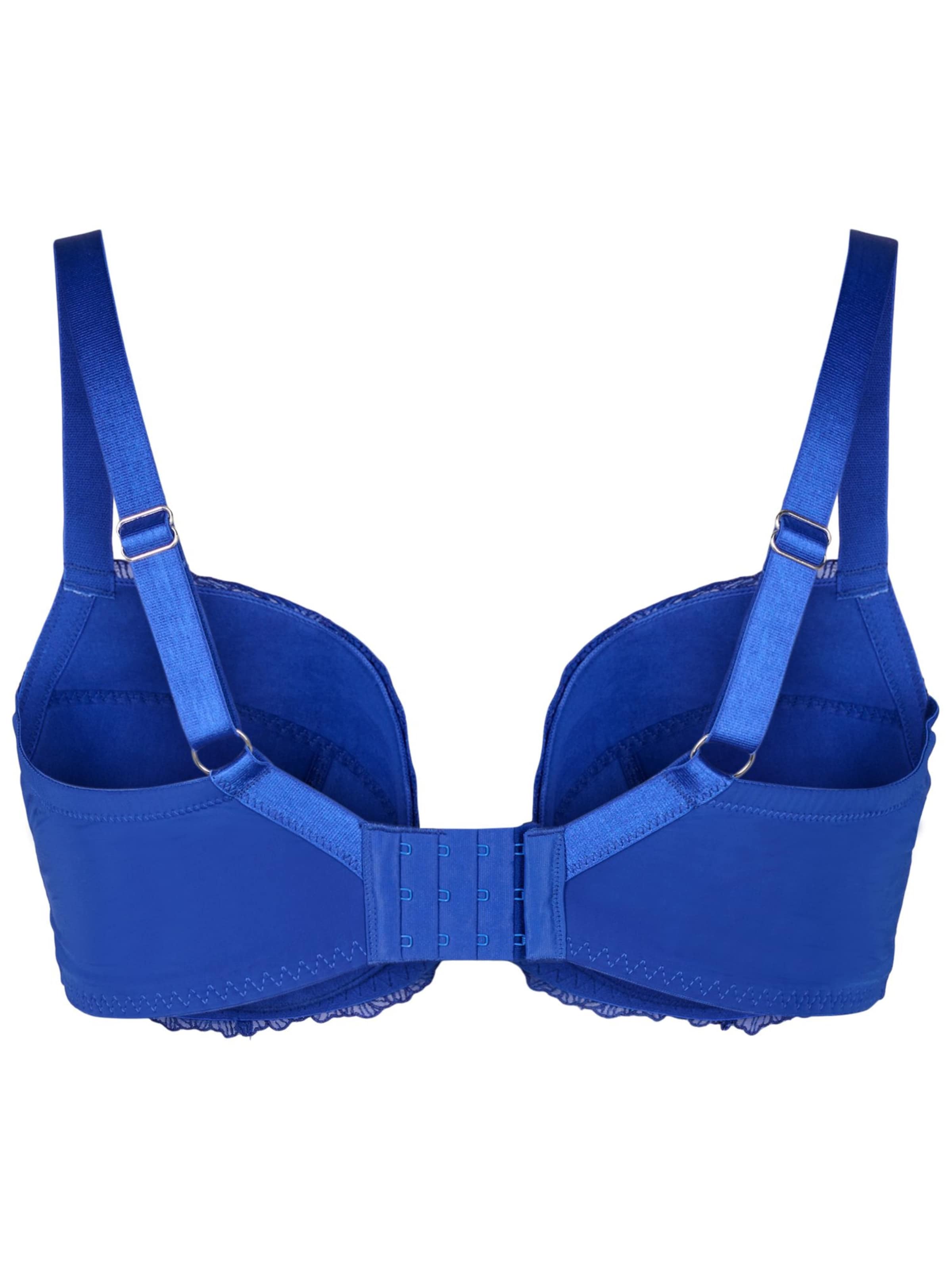 Devoted by Zizzi T-shirt BH 'Lana' in Blauw