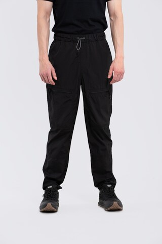 ICEPEAK Tapered Weatherproof pants 'ATLAN' in Black