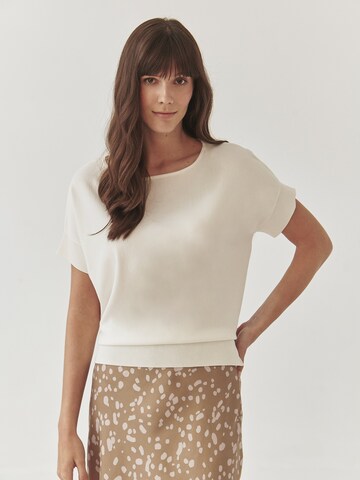 TATUUM Pullover 'Simon' i hvid: forside