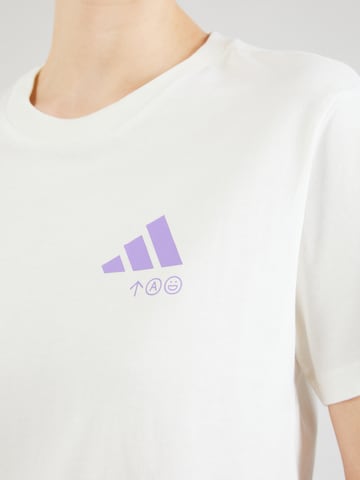 ADIDAS SPORTSWEARTehnička sportska majica - bijela boja