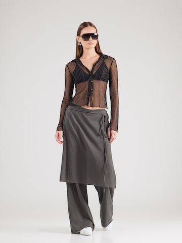 Wide leg Pantaloni di WEEKDAY in grigio