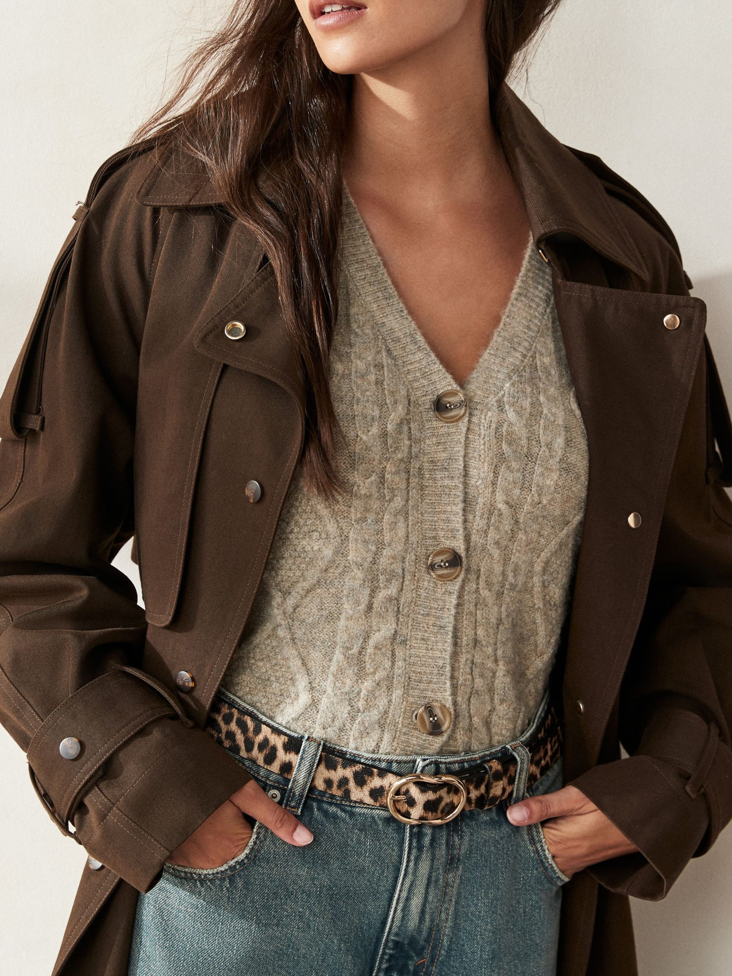 Next Gürtel in Mischfarben: Vorderseite