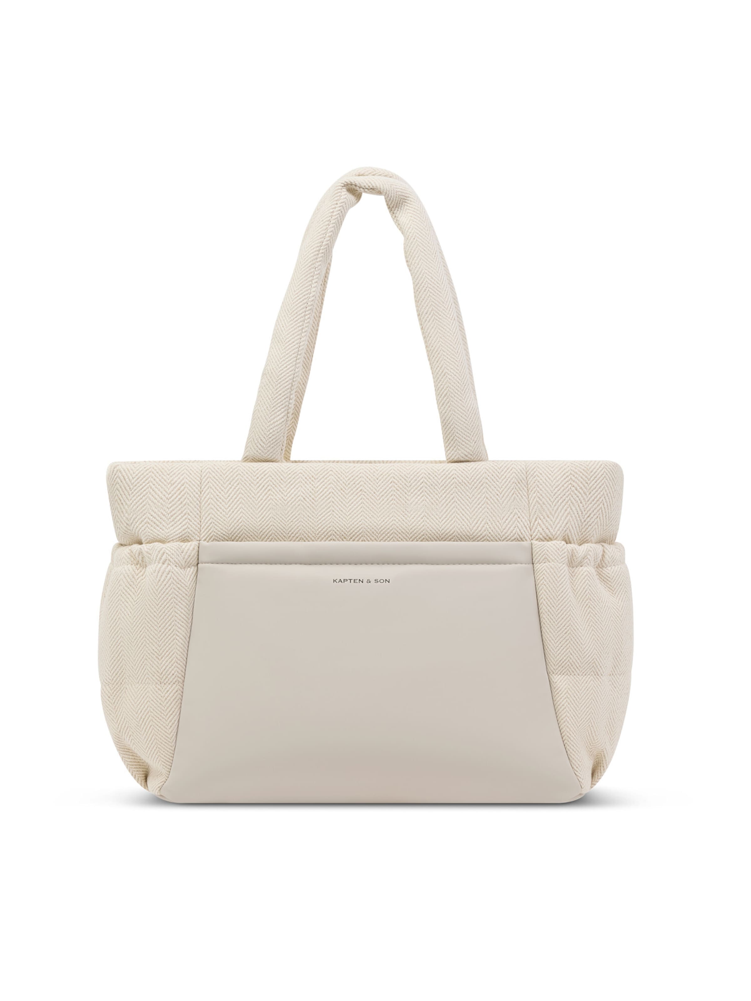 Kapten & Son Shopper 'Hellvi Cloud Medium'‌‌‌‌‌‌‌‌ in Weiß: Vorderseite