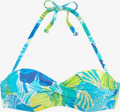SUNSEEKER Bikinitoppi värissä sininen / keltainen / vihreä / valkoinen, Tuotenäkymä