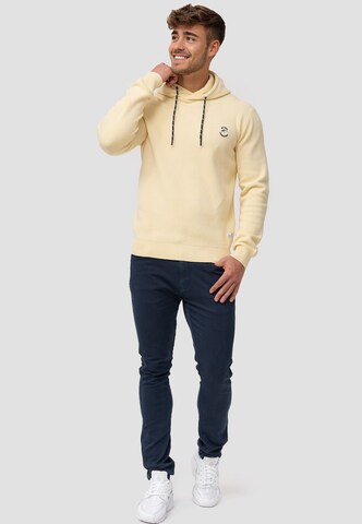 INDICODE JEANS Pullover in Gelb