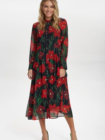 Robe 'Kyndall' NÜMPH en rouge : devant