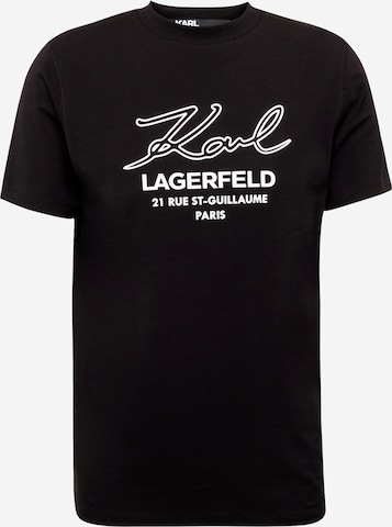 Karl Lagerfeld Shirt in Zwart: voorkant