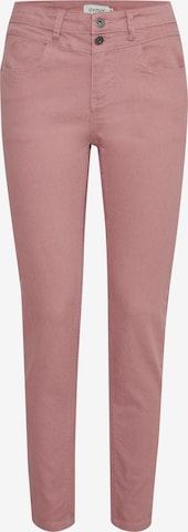 Oxmo Regular Jeans 'Peetje' in Roze: voorkant