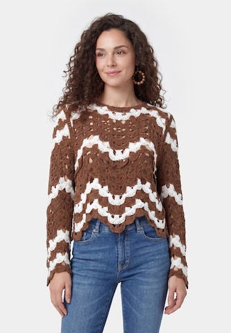 Pull-over usha FESTIVAL en marron : devant