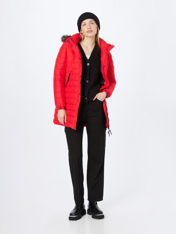 Superdry Winter coat in Red