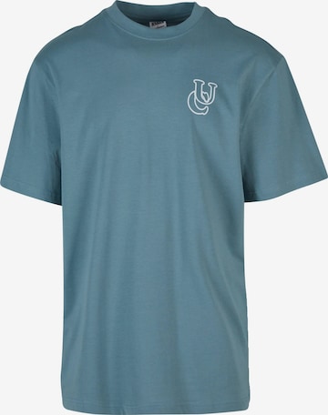 Urban Classics Футболка 'Shiny' в Синий: спереди