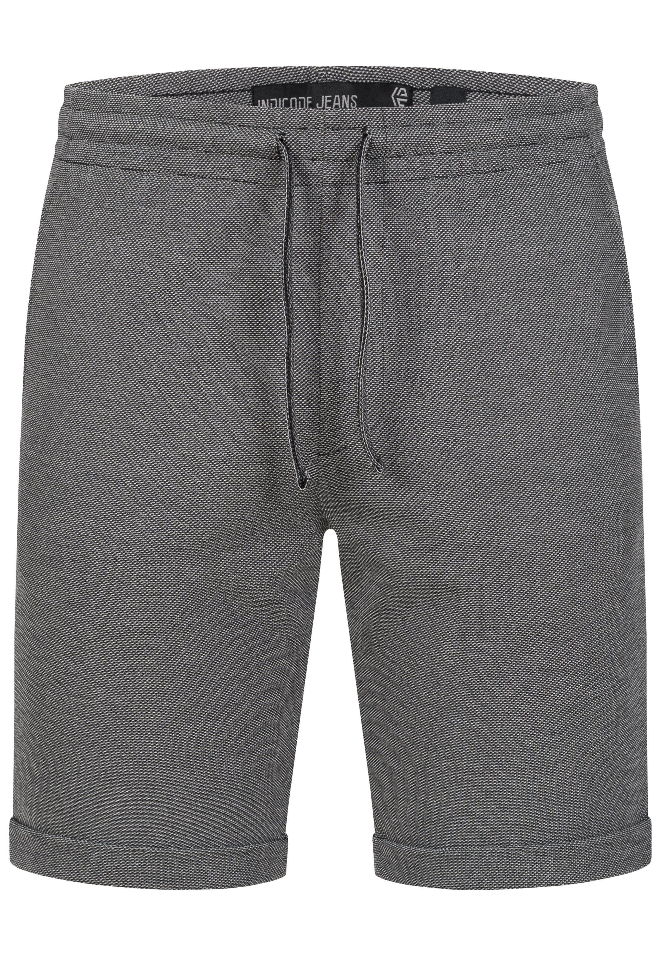 INDICODE JEANS Regular Chino 'INTovey' in Grijs: voorkant