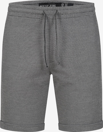 INDICODE JEANS Regular Chino 'INTovey' in Grijs: voorkant