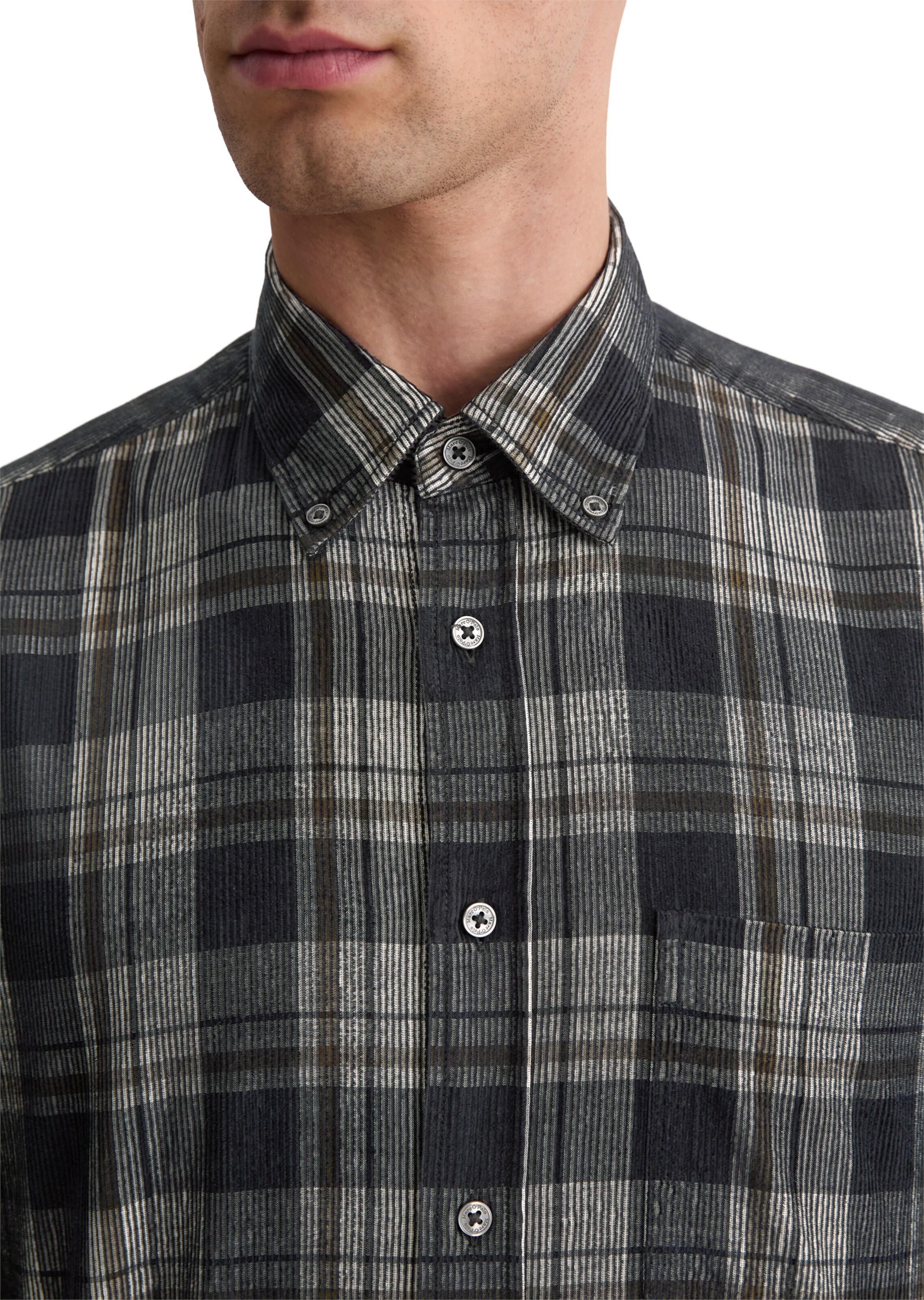 Marc O'Polo Regular Fit Hemd in Grau