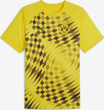 dzeltens PUMA Sportiska stila krekls 'Borussia Dortmund': no priekšpuses