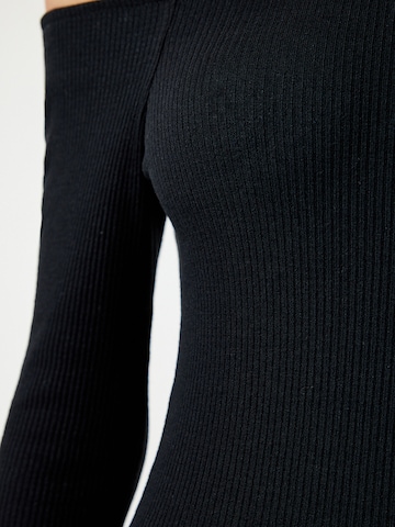 Robes en maille Happiness İstanbul en noir