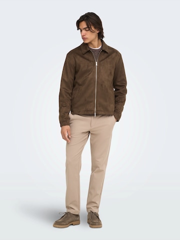 Only & Sons - Chaqueta de entretiempo 'ONSRUBY' en marrón