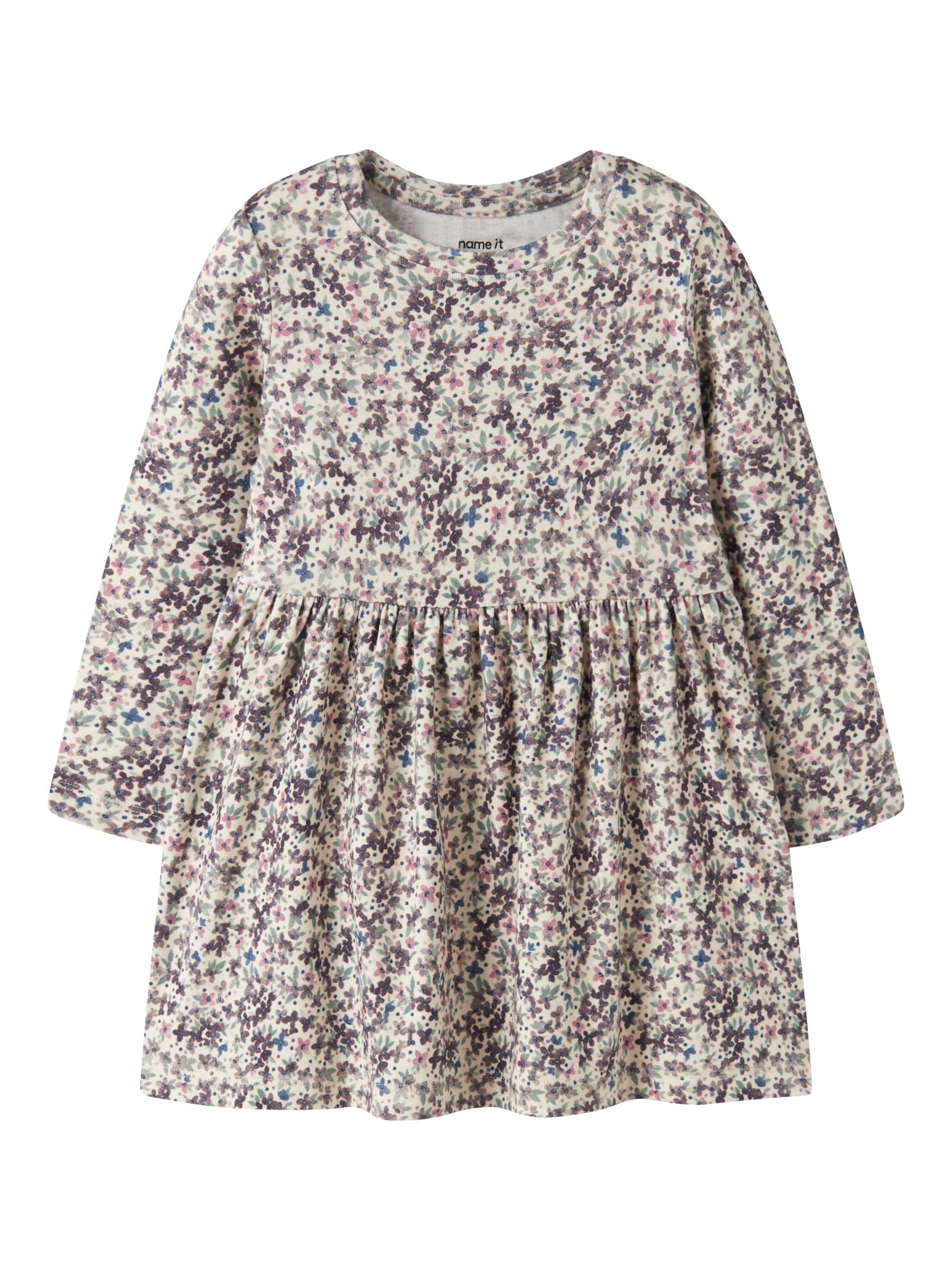 NAME IT Robe en 110 en mélange de couleurs, Vue avec produit