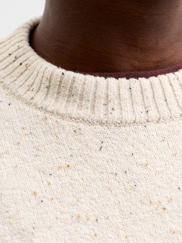 JACK & JONES Pulóver 'JORNORREBRO' - fehér