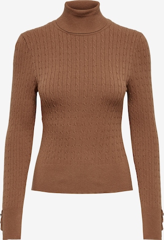 ONLY Pullover 'LORELAI' in Braun: predná strana