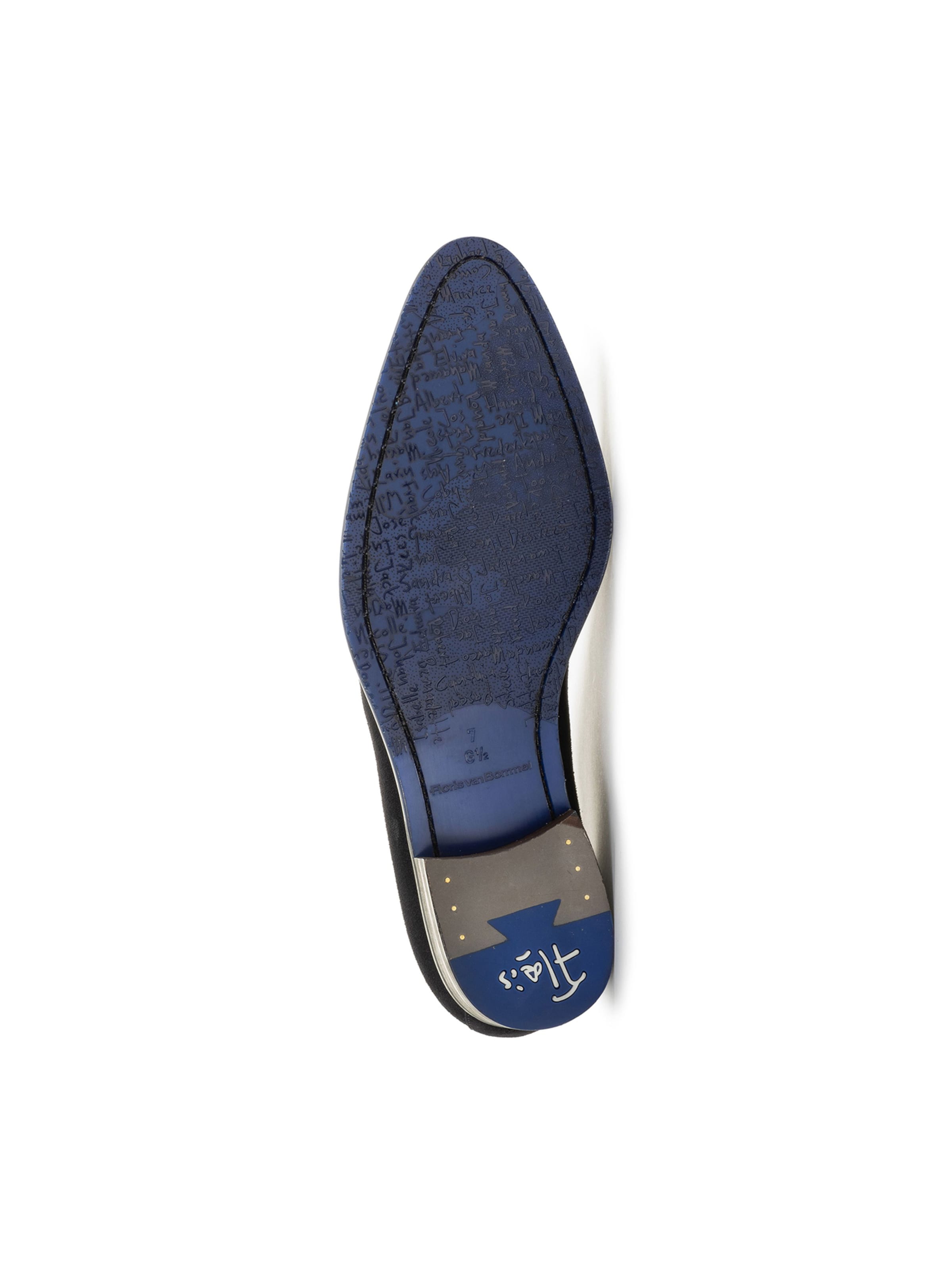 Scarpa stringata 'De Stapper 54' di Floris van Bommel in blu